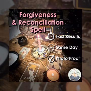 Forgiveness and Reconciliation Spell - SAME DAY Casting for Trust, Communication, Connection, Loyalty, & Friendship (Spell Bag|Jar|Amulet)