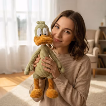 Amigurumi crochet pattern: Duck