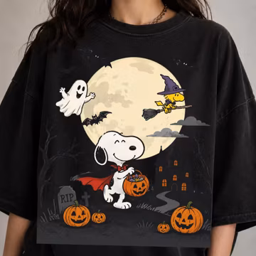 Snoopy Halloween Png, Ghost Snoopy Png, Witch Woodstock Png, Trick Or Treat Png, Spooky Pumpkin Png, Cute Halloween Sublimation