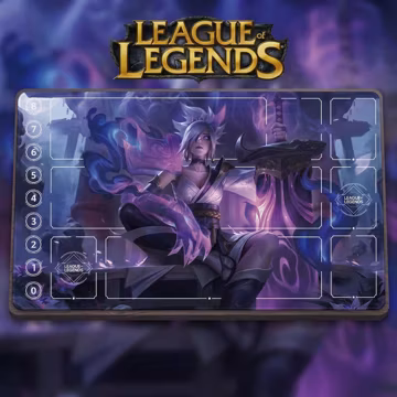 Riftbound TCG Playmat 24" x 14", Spirit Blossom League of Legends Card Game Mat, LoL TCG Playmat with Zones, Trading Card Gaming Mat