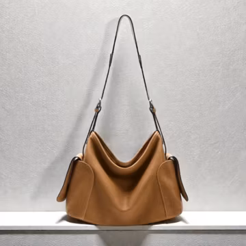 Genuine Leather Hobo Bag Women Large Capacity Shoulder Bag Purse, Leather Tote Hand Bag, Trendy Crossbody Bag, Womens Leather Handbag