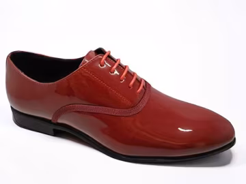 Men's Handmade Shiny Patent Leather Oxford Shoes | Leatherley