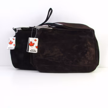 Clearance Vintage Velvet Shoulder Bag – Black or Brown Hobo NOS Cabrelli Canada