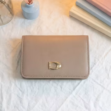Genuine Leather Mini Wallet Unisex | Elegant Slim Outfit Accessory | Flap Card Holder Costume | Wallet Idea for Everyday Use