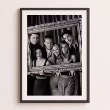 Friendship Goals Wall Art Print, Found Family Poster, Cozy New York Aesthetic Decor, 90s Nostalgia Artwork, Best Friends Wall Art