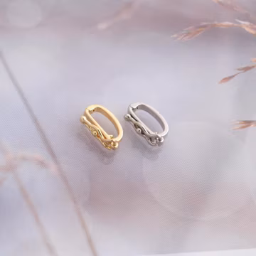 18K Gold FIlled Openable Clasp,Gold Clip-on Clasp,Snap Clasp for DIY Jewelry Making