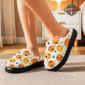 Charmander Slippers - Goomy Evolutions Anime House Shoes - Indoor Footwear Gamers Fans