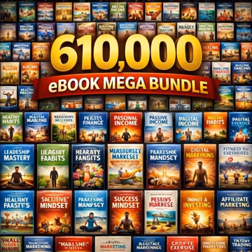 610,000 eBook Bundle, Business Marketing Self-Help Guides (Digital Download)