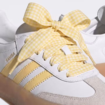 Yellow Gingham Ribbon Shoelace Preppy Style Shoestring Fancy Shoe Accessory Pink Gingham Shoe Lace for Birthday Gifts for her Fun Gift Idea