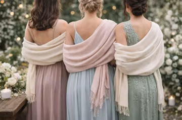 Personalized Pashmina Shawl, Bridal Shower Wedding Favor, Bridesmaid Gift, Bulk Guest Shawl wedding, Party Favors, stay warm Shawl