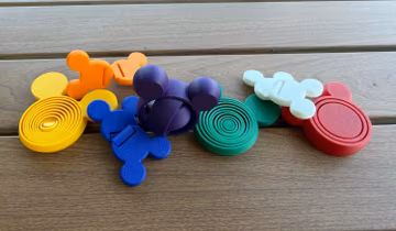 Fidget Toys - Flip and Twist / Slider / Spinner - Cruise Ship Fish Extender Gift | Pixie Dust | DCL Magical Vacation Keepsake | Travel Toy