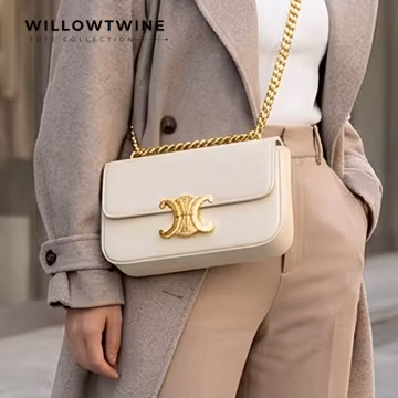 Women’s Vintage Chain Bag | Retro Pattern Flap Shoulder Purse | Compact Crossbody Handbag | Elegant Underarm Evening Bag