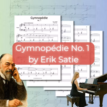 Gymnopédie No. 1 Sheet Music - Intermediate Piano with Multi-Instrument Parts