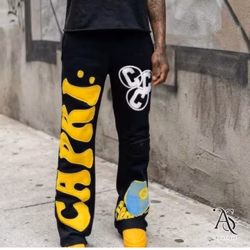 Streetwear Print Pants | Unisex Graphic Lounge Pants | Loose Bottoms | Casual Street Style
