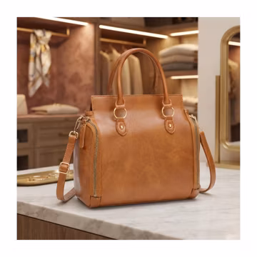 Work Tote Bag, Medium Satchel Handbag, Vegan Leather Crossbody Purse, Removable Center Pocket, Everyday Shoulder Bag, Office Bags,Gift Women