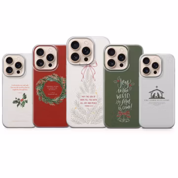 Christmas Phone Case Xmas Cover for iPhone 17 Pro Max, 16e, 15, 14, 13 & Samsung S26 Ultra, S25 FE, A57, A56, Pixel 10, 9A