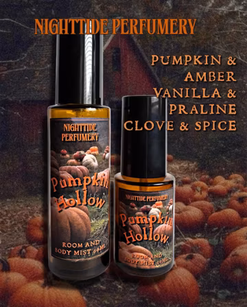 Pumpkin Hollow - Vegan Room and Body Mist -autumny natural pumpkin fragrance