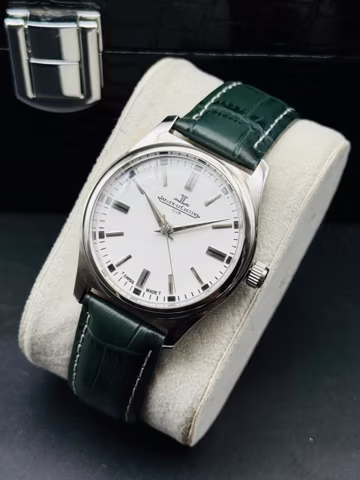 Vintage Jaeger-LeCoultre Club Watch: Restored Swiss Manual Winding-White Dial