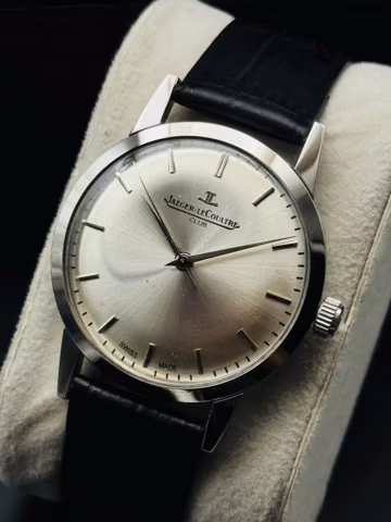 Vintage Jaeger Le-Coultre Club Watch: Swiss Made Manual Wind, Classic Silver Dial