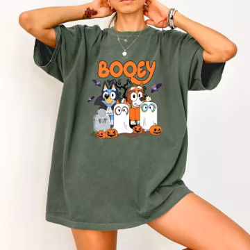 Blue Dog Family Halloween Shirt,Blue Halloween Shirts,Halloween Booey Family shirt,Disneyworld shirt,Disney family Trip,Trick or Treat