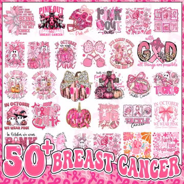 50+ Preppy Breast Cancer Coquette Png Bundle, In October We Wear Pink Png, Pink Ribbon Png, Tackle Breast Cancer Png, Pink Boo Ghost Png
