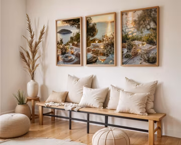 Set of Three | Sunset Wall Art | Coastal Prints | Bedroom Decor | Summer Art