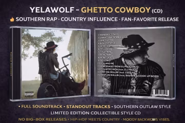 Yelawolf – Ghetto Cowboy – CD | Southern Country Hip-Hop / Rap (NEW Factory Sealed)