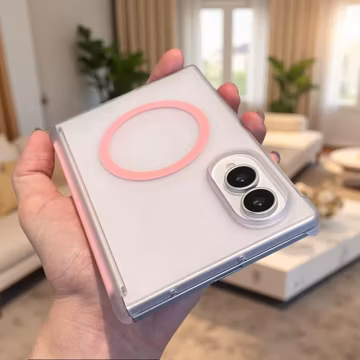 Matte Frosted Samsung Galaxy Z Fold Case, MagSafe Hinge Protection Cover