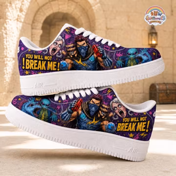 Dungeon Crawler Carl Sneaker, Princess Donut Mongo Sneaker, You Will Not Break Me, Fantasy Novel Inspired DCC, Gift For Him 46