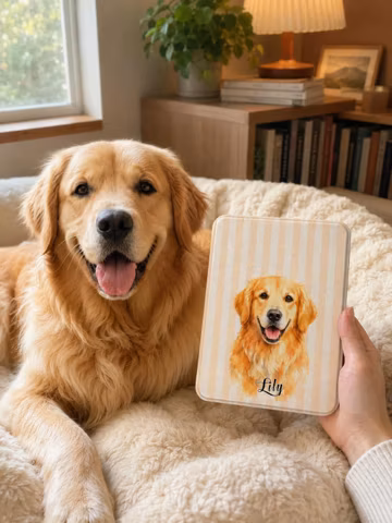 Custom Pet Portrait Kindle Case, Gift for Dog Mom, Personalized Dog Cat Kindle Cover, Bookish Gift for Pet Lovers