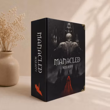 Manacled Hardcover Book by SenLinYu, Dark Fantasy Romance Collector Edition, Gothic Novel, BookTok Favorite, Gift for Him