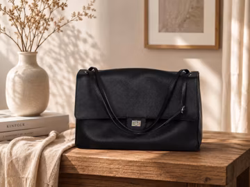 Soft Cow Leather Shoulder Bags | Slouchy Style Tote Bags | Large Size Tote Bag | Mnimalist Women's Handbag