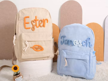 Personalized Kids Backpack, Custom Name School Bag, Back to School Gift