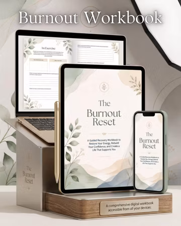 Burnout Recovery Workbook | Guided Stress Relief Journal (Digital Download)