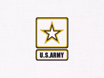 US Army Embroidery Design, Military Star Outline Machine Embroidery Files, US Army Logo Embroidery Files, 10 Sizes, Instant Download