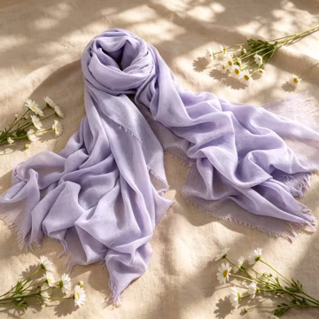 Soft Lightweight Tassel Cotton Linen Scarf, Solid Color Sheer Wrap Shawl, Multiway Wear Beach Cover Up Neck Scarf Waist Belt Gift for Women