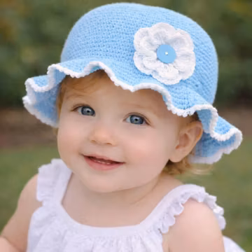 Crochet Bucket Hat Pattern, Floral Sun Hat, Beginner Friendly, Summer DIY (PDF)