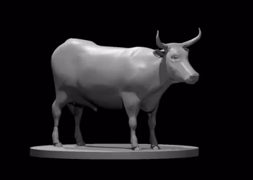 Ox | DnD Miniature | Resin | 28mm Scale |