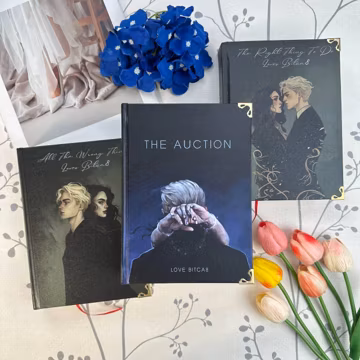 The Auction Series Hardcover Set, Dramione Fanfiction, Rights and Wrongs Series Dark Romance Books, Draco Hermione Inspired, Reader Gift