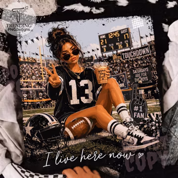 Funny Football Doll PNG, I’m Just Here for the Touchdowns PNG, Game Day Doll Shirt Design, Football Mom Sublimation, Touchdown Season PNG