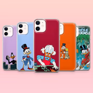 Scrooge McDuck Phone Case Vintage Disney Cover for iPhone 17Pro, 17e, 16, 15, 14, 13, 12, Samsung S26, A56, S25, S24, A16, Pixel 10, 10Pro