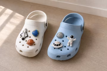 Resin Astronaut Planet Rocket Clog Charms, Galaxy Shoe Decorations