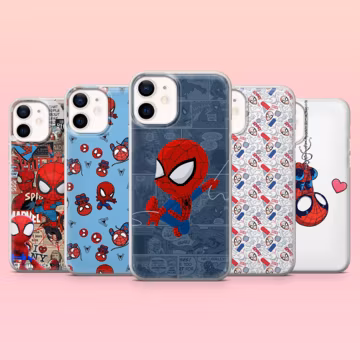 Baby Spiderman Phone Case Cute Marvel Cover for iPhone 17e, 17Pro, 16e, 16, 15, 14, 13, 12, Samsung S26, A56, S25, S24, A16, Pixel 10, 10Pro