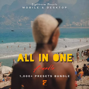 1000+ All in One Lightroom Presets Bundle | Ultimate Preset Pack | Professional Tones, Moody, Cinematic, Portrait, Travel | Mobile & Desktop