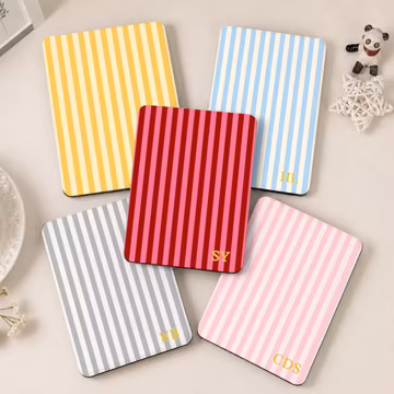 Minimalist Stripes Kobo/Kindle Paperwhite 12th Case, Kindle 2024 Colorsoft, Paperwhite 11th 6.8" 10th 6" Cover, Clear Back, Kobo Clara Case