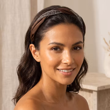 Twisted Rhinestone Headband: Elegant Sparkle Hair Accessory for Women