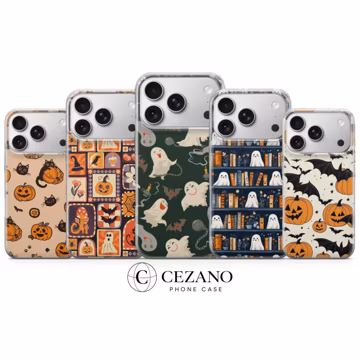 Halloween Phone Case Pumpkin Cover for iPhone 17 Pro Max, 16e, 15, 14, 13 & Samsung S26 Ultra, S25 FE, A57, A56, Pixel 10, 9A