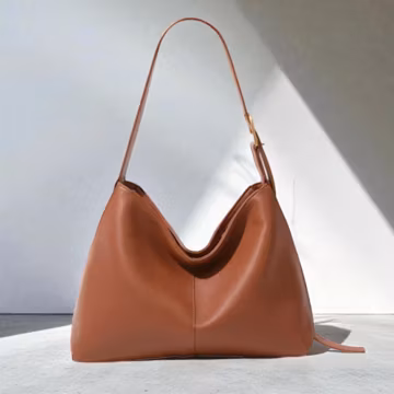 Women’s Large Hobo Tote Bag, Leather Shoulder Bag, Everyday Crossbody Purse, Casual Commuter Handbag, Retro Work Bag, Big Capacity Tote