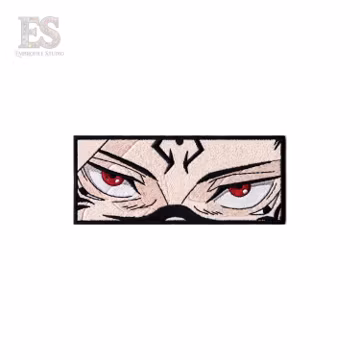 Anime Manga Eyes Embroidered Patch
