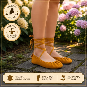 Handmade Leather Ballet Flats | Custom Barefoot Shoes for Women | Gladiator Sandals | Minimalist Leather Flats | Moccasin Sandals
